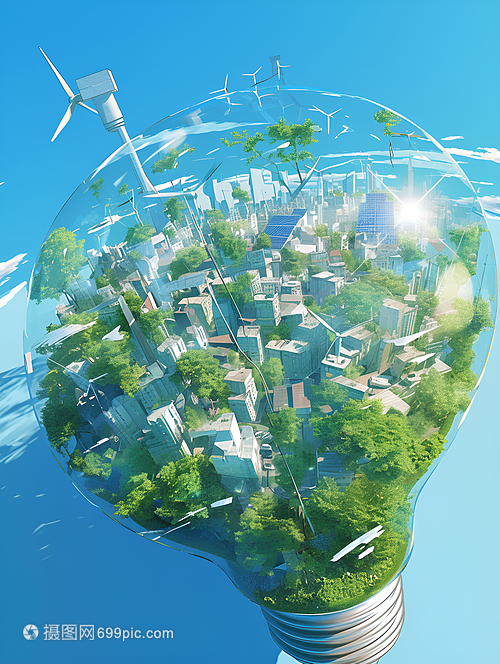 新能源科技插畫(huà)